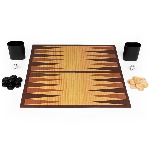 Game Gallery Backgammon Classic Game Spin Master 2021 Brand New Sealed - Picture 4 of 6